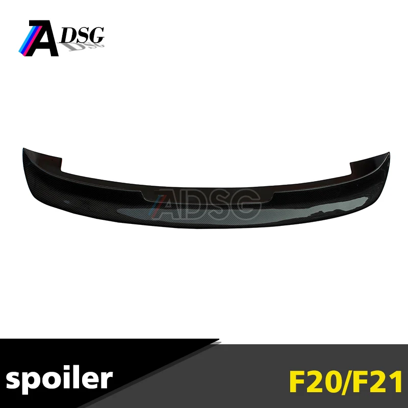 
2012-2014 глянцевый черный 3D стиль углеродное волокно спойлер на крышу для BMW 1 серии F20 