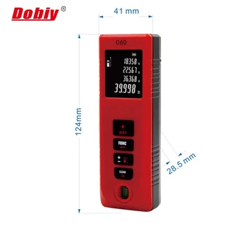 thumbnail image 2 of Laser Distance Measure 196ft | Charcity Laser Meter With Dual Bubble Levels | Area Volume Pythagorean Modes 2 of 6