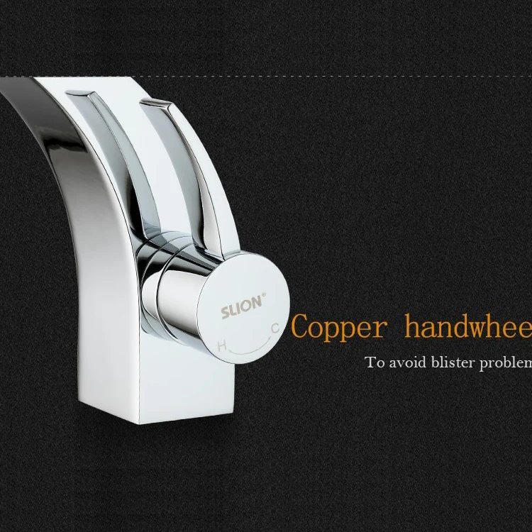 Modern Brass Basin Faucet - Chrome  factory