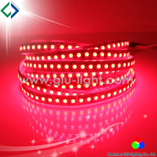 High Power 4 oz Copper PCB RGB Flexible Led Strip 120leds/m with CE&RoHS 3 Year Warranty
