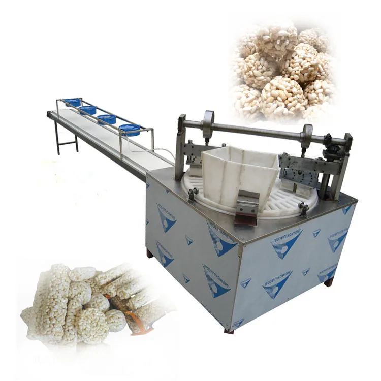 automatic puffed rice cake making machine