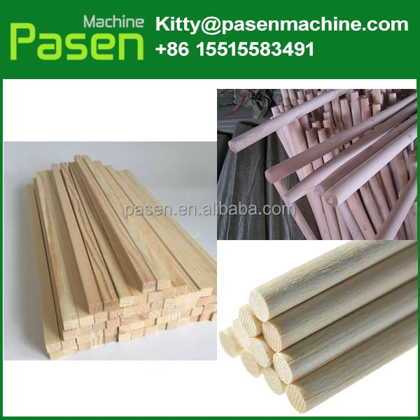 Wooden Handle Making Machine Wood Brush Stick Machine Round Wood Rod Machine