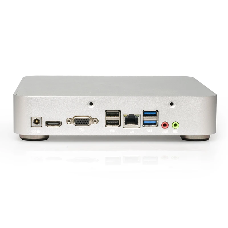 Rgeek Custom Mini Pc High Performance Intel Core I3 I5 I7 Mini Itx Full Aluminum Body case Mini Pc windows 10 Fanless Computer
