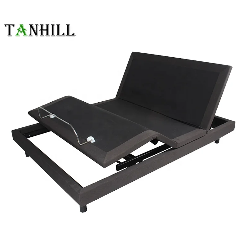 Customized bed frame for Bedroom Electric Massage Pillow Leather Beds functional Bedroom Set King & Queen Bed With Storage 11234061