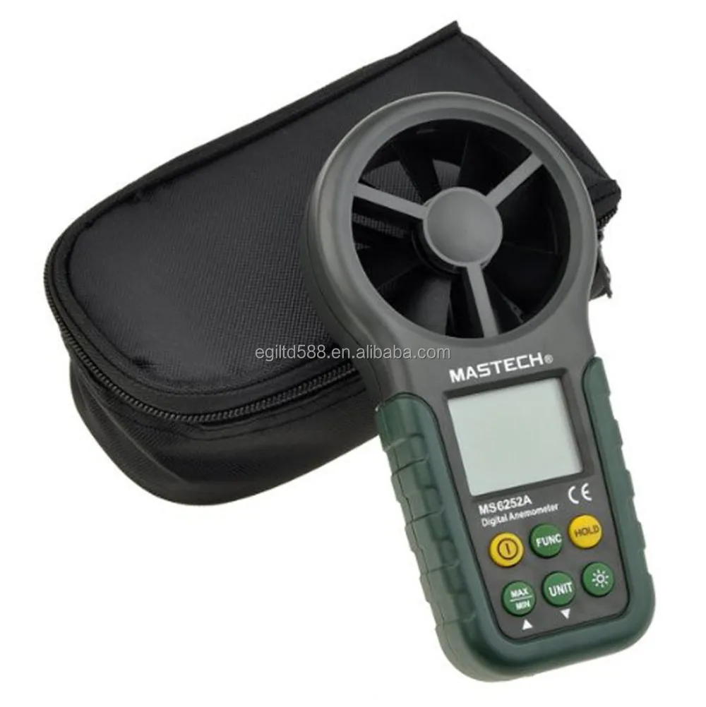 TekPower TP6252A Digital Anemometer Wind Speed Air Velocity Meter Air Flow Meter Ms6252ahyelec 6252a
