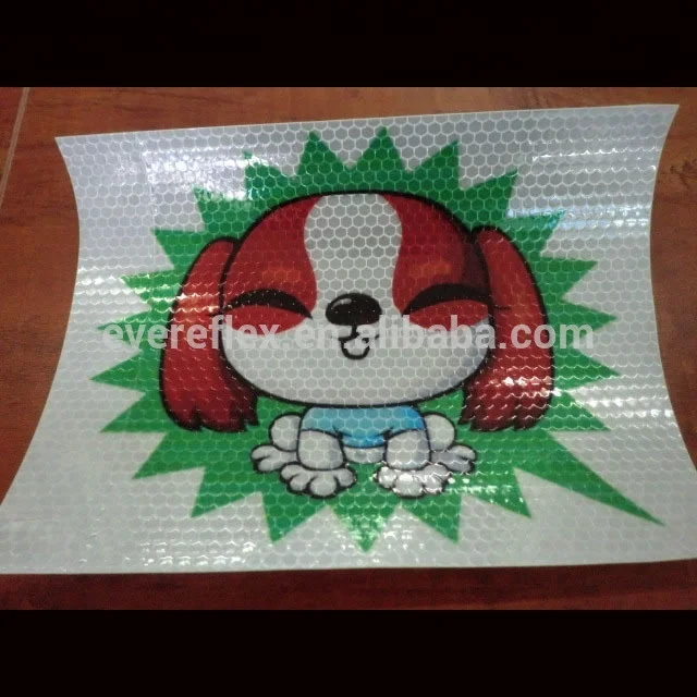 500DX500D Prismatic Reflective PVC Sheet Inkjet Printing Compatible Banner Material