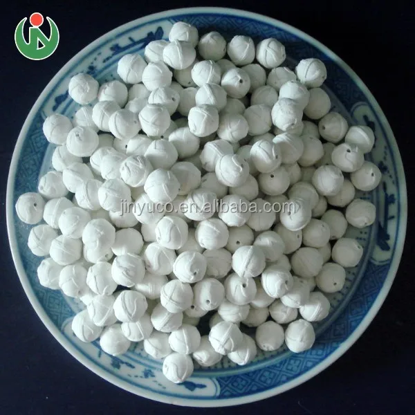 Industrial Catalyst Carrier Hollow Perforated Porous Alumina Ceramic