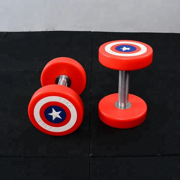 Самые популярные товары для тренажерного зала, гантели из ПУ