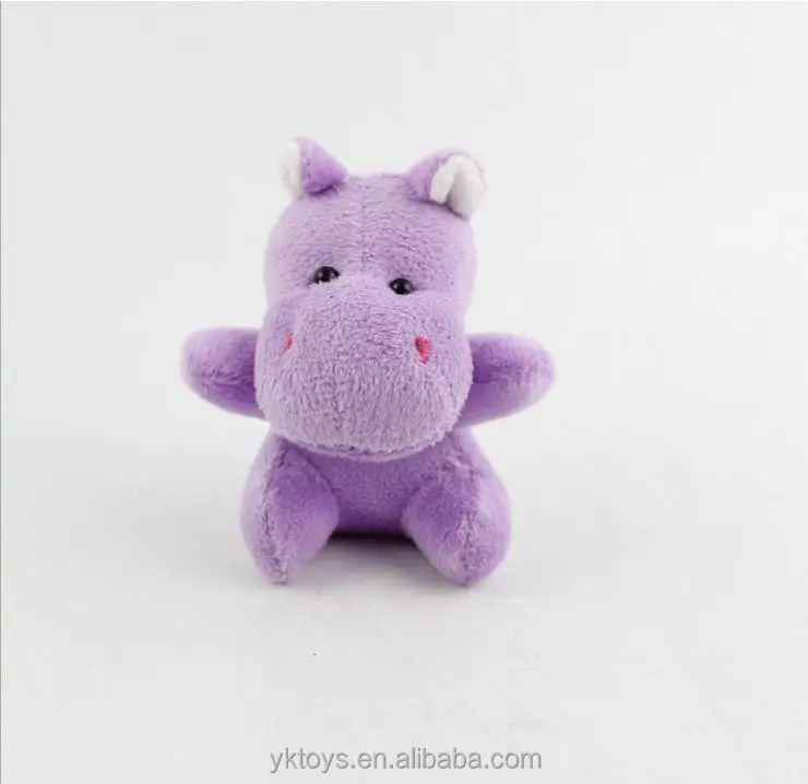 plush purple hippo