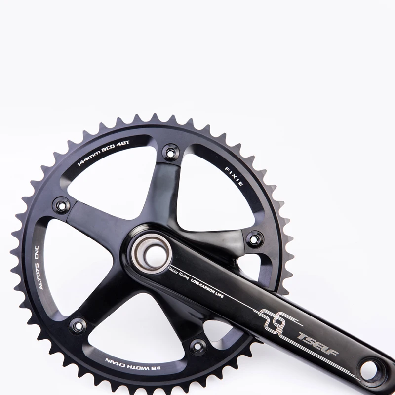 【再入荷】 AL-6061-T6固定ギア自転車クランクセット自転車チェーンホイール パーツ