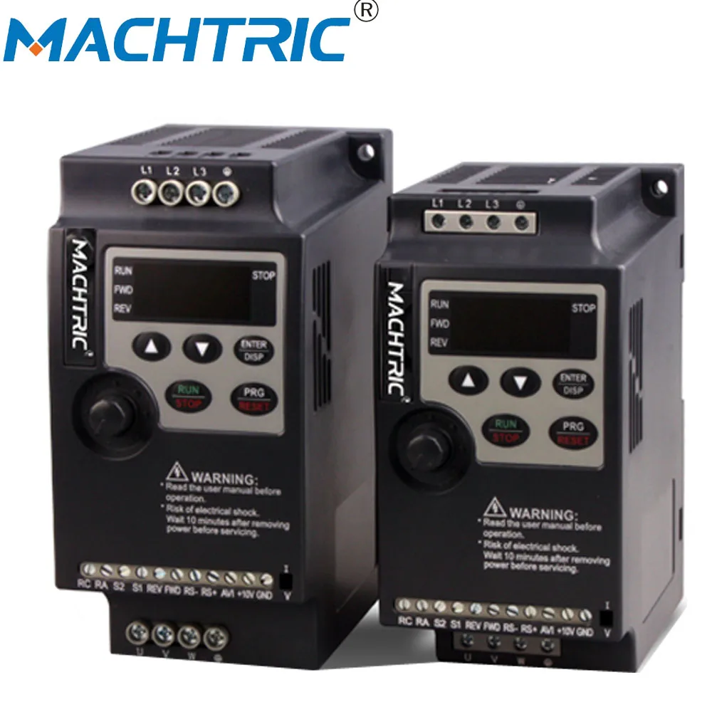 Machtric 60Hz 50Hz VFD Mini Style Variable AC Frequency Inverter