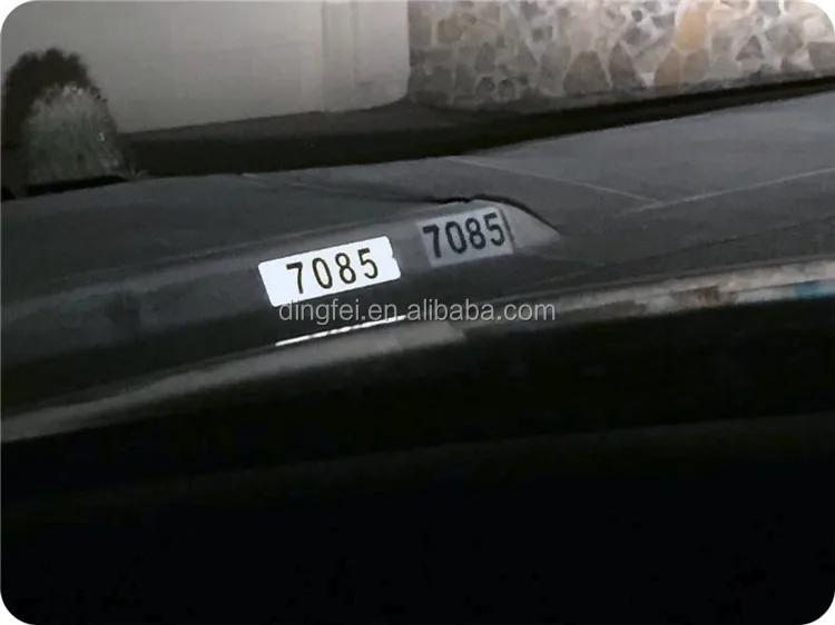 Highly Reflective Address Guidance Aluminum Metal Road Sign for Curb House or Mailbox