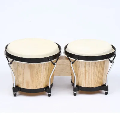 直销批发儿童打击乐器木材bongo鼓价格便宜 - buy wood bongo drum