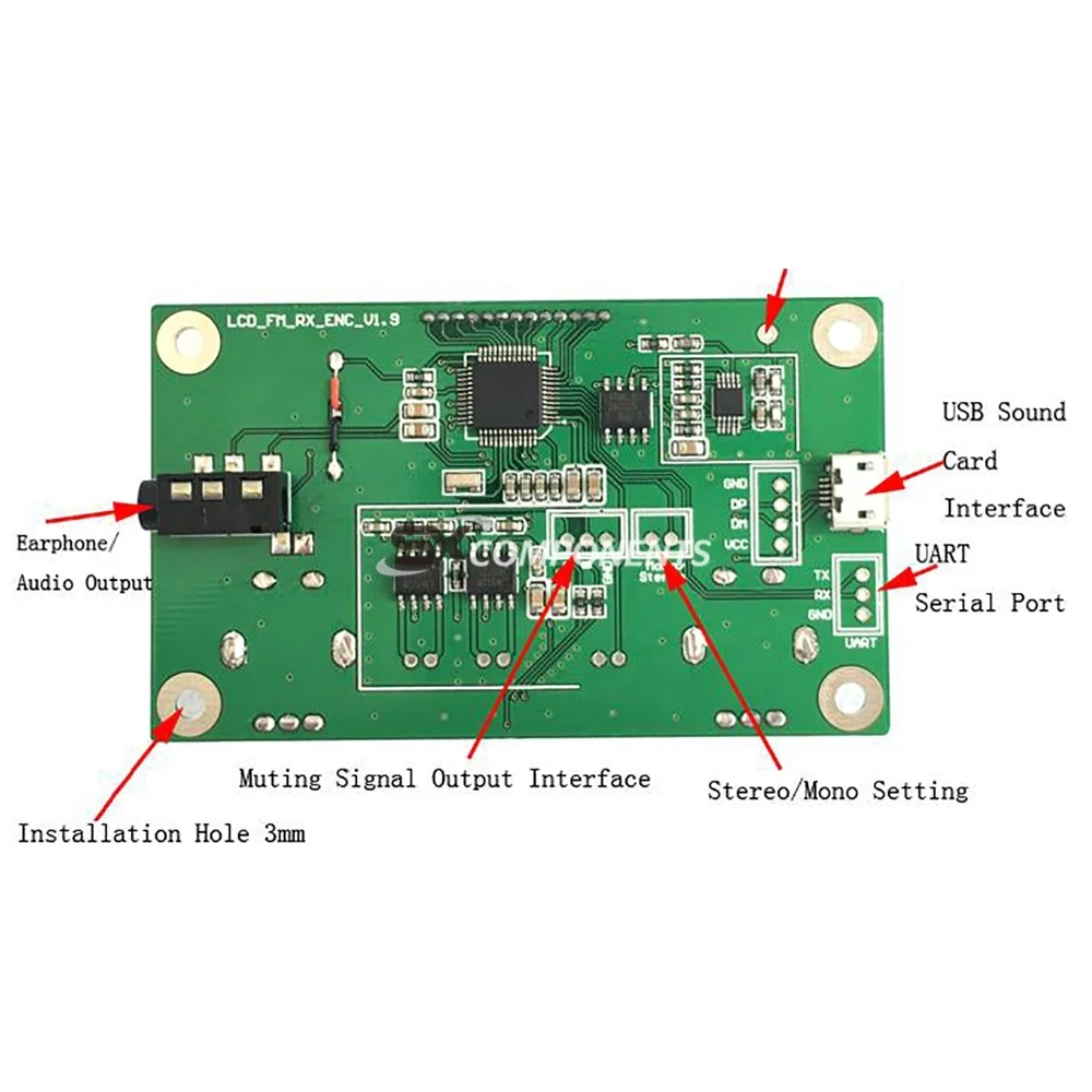 Kit PCB Fai Da Te: Modulo Ricevitore Radio FM Wireless Per Microfono A Modulazione Di Frequenza - Foto 3