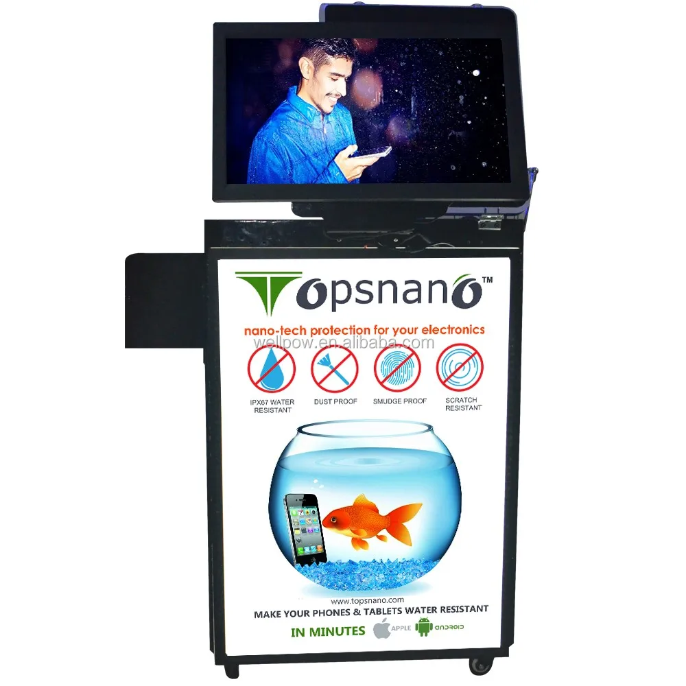 
 Нанотехнологические продукты для мобильного телефона Водонепроницаемая машина с нанопокрытием для полной защиты  