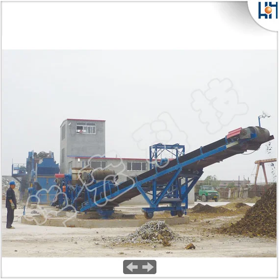Metal Scrap Small Particle Production Line Scrap Steel Shredder