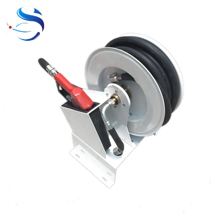 Auto Spring Rewind Fuel Hose Reel Roll-up for