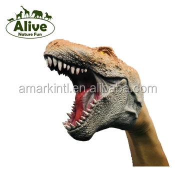 Stretch Dinosaur Hand puppet finger rubber plastic animals squishy OEM OBM factory promotion squishy dinosaur hand puppet toys