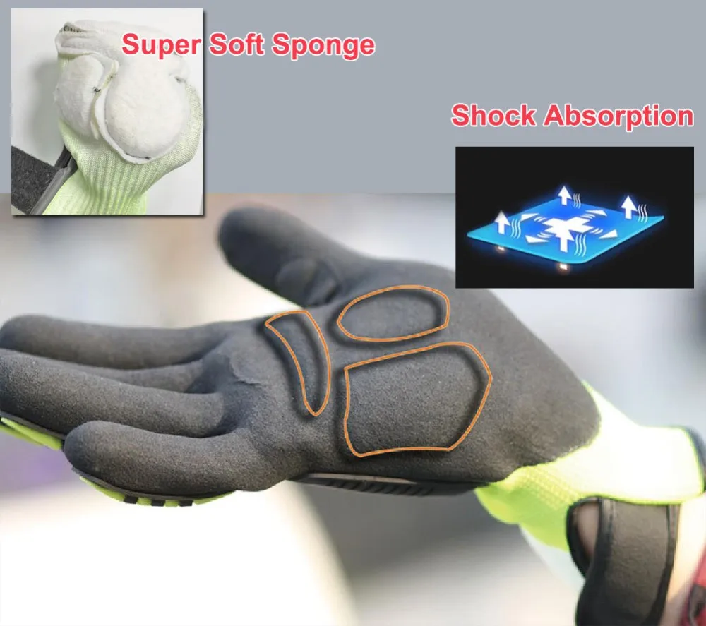 NMSAFETY Free Samples CE 4X44FP A6/Work Hand Gloves Manufacturers in China/Anti Cut Gloves Mechanic/Impact Resistant Glove Hand