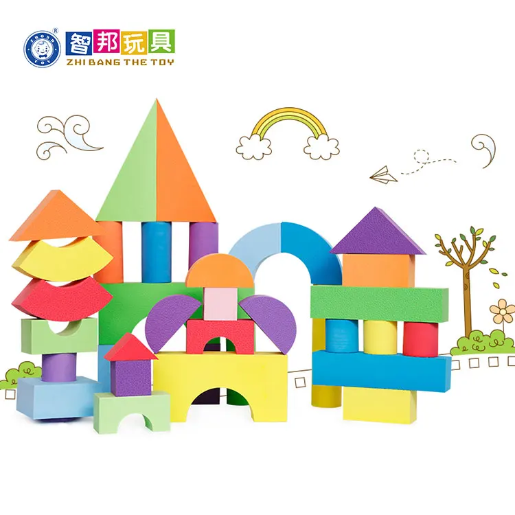 EN 71 ASTM сертификаты стволовых и образовательные красочные разведки Diy Ева игрушки строительных блоков