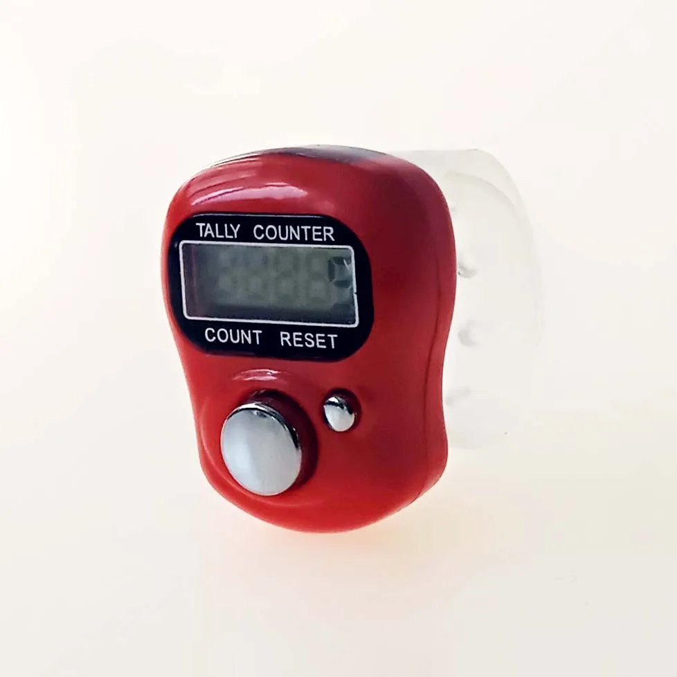 Digital Finger Tasbeeh & Compass Counter LED Electronic Tally Counter