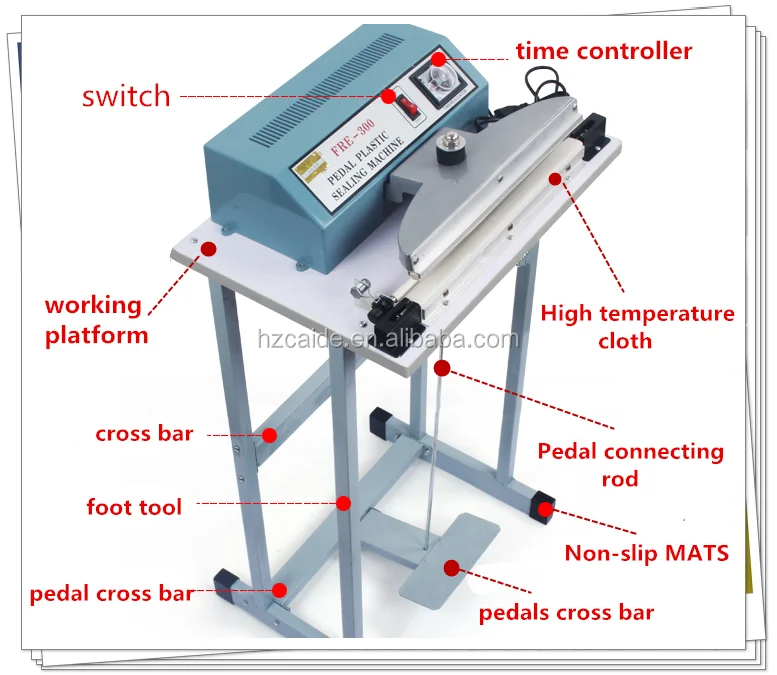 1000MM Common Type Simple Pedal Impulse Sealer