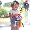Infant Newborn Baby Pram Bed Toys Bells Soft Hanging Toy Animal Handbells Rattles for Little Kids