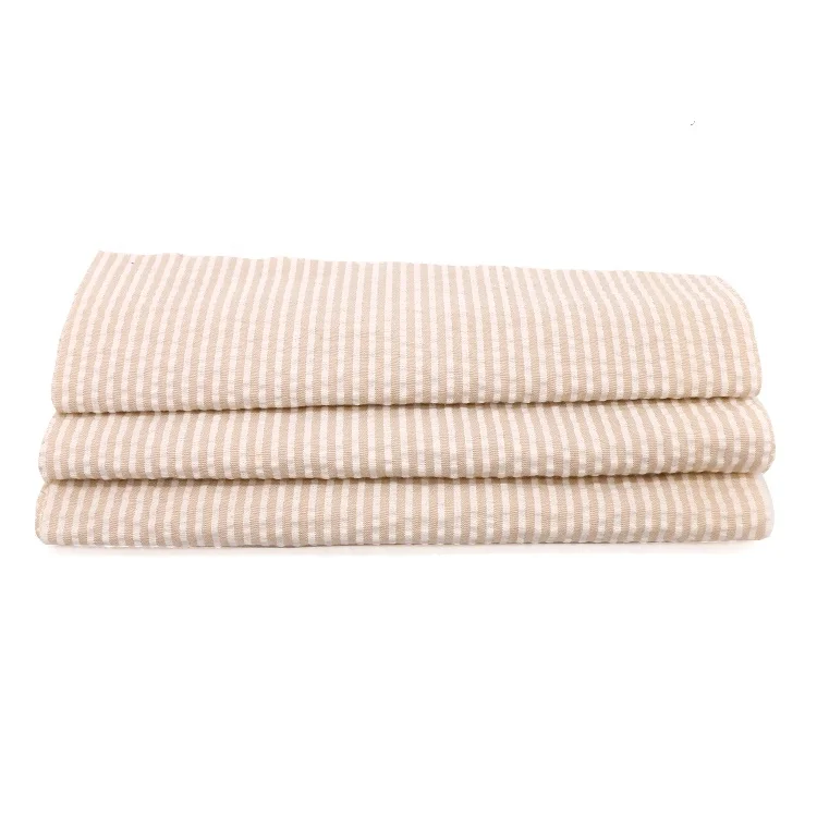 65/35 Polyester Cotton Yarn Dyed Seersucker Fabric