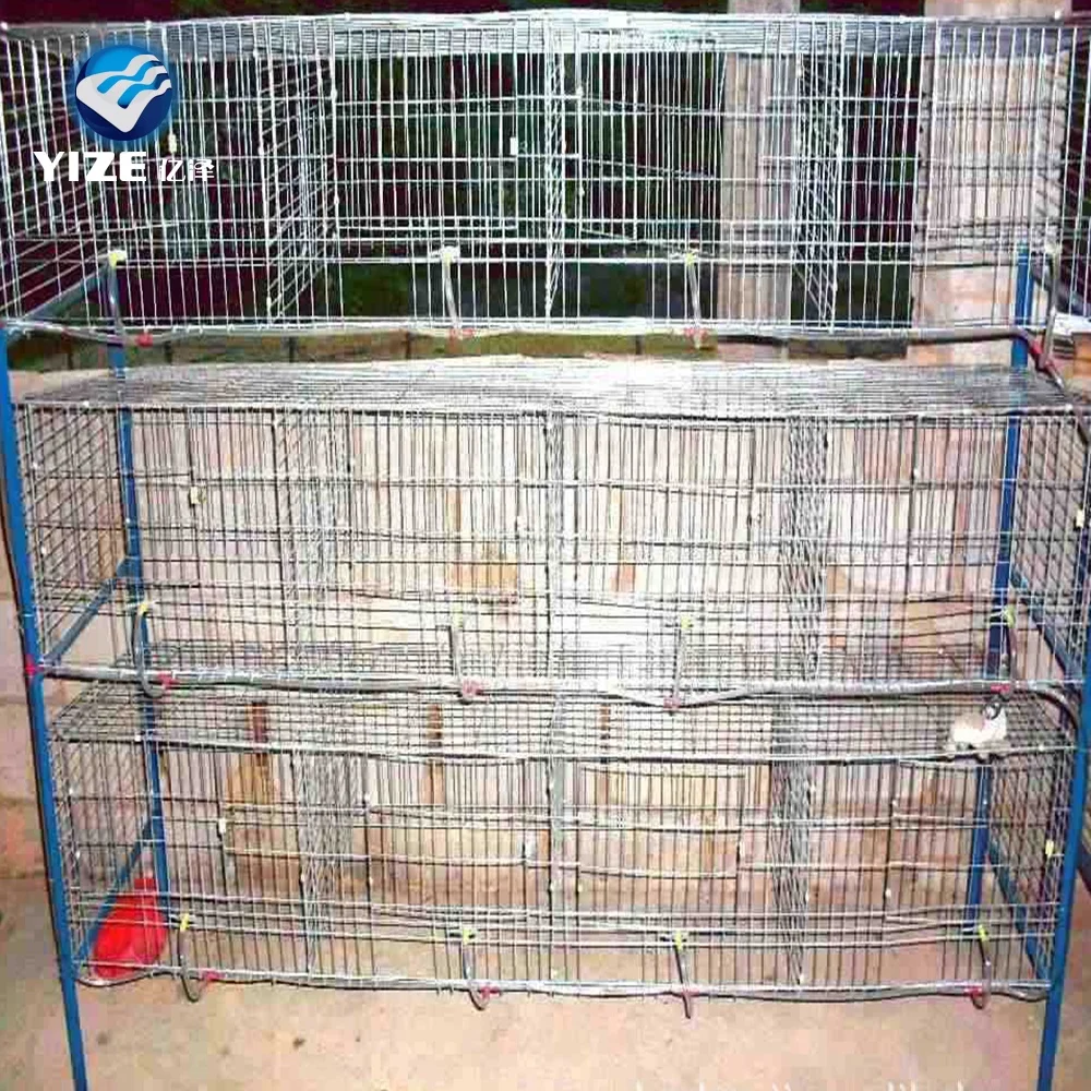 Metal Wire Mesh Meat Rabbit Cage