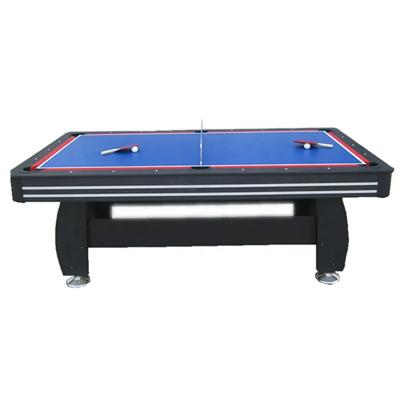 6FT/7FT MDF 3 in 1 Multi Game Billiard Pool Table with Pingpong air Hockey Game