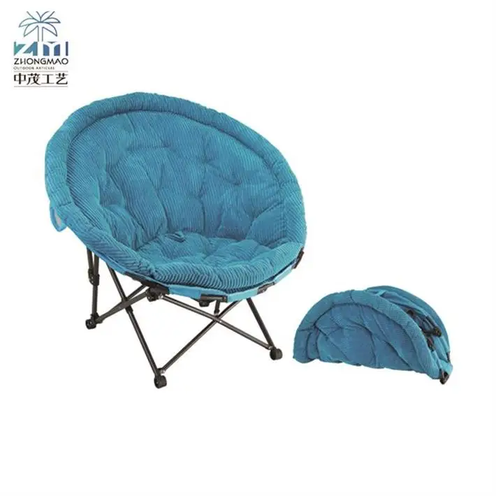 Portable Saucer Lightweight Folding Moon Chair Outdoor Camping