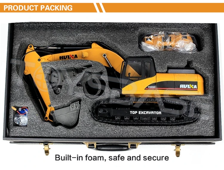 Huina 1580 rc металлический экскаватор Huina 1583 с дистанционным