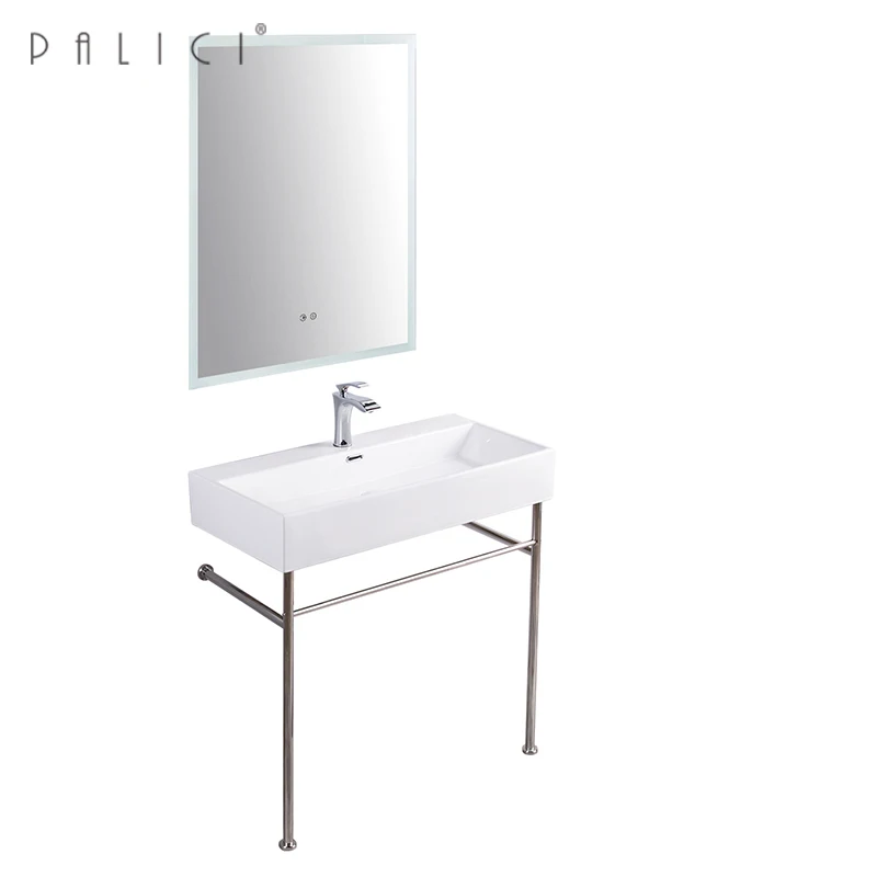 K3 S Fa M L7510衛生陶器バスルームセラミック洗面台ステンレス鋼サポートシンクlavobo洗面所 Buy 衛生陶器の洗面 器 衛生陶器セラミック洗面台 セラミック洗面台サポート Product On Alibaba Com