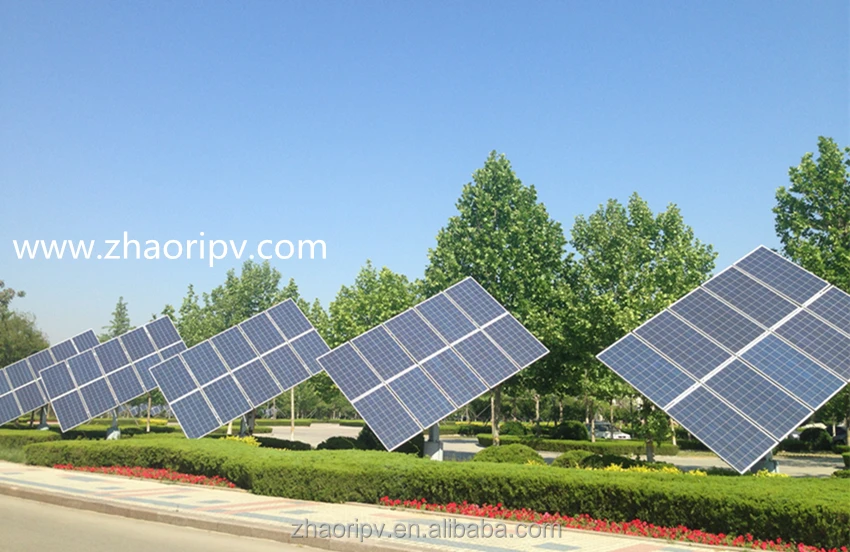 Система слежения на солнечной батарее с двумя осями, 4 кВт