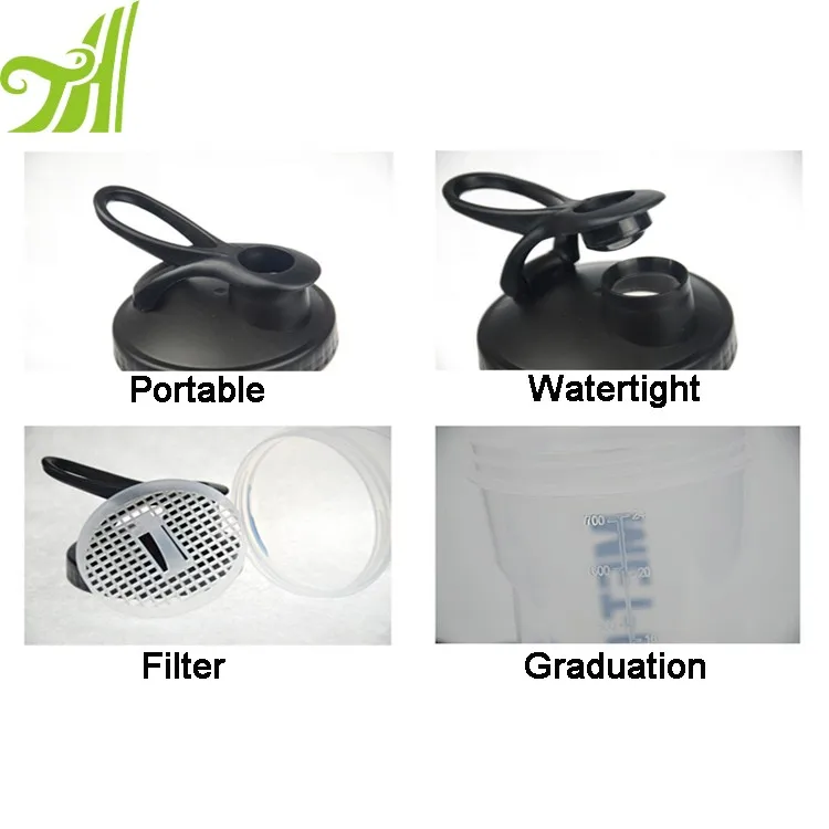 Custom Protein Water Bottle Function Water Bottle 700ml