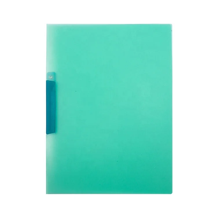 Прозрачная пластиковая папка для файлов A4 с зажимом