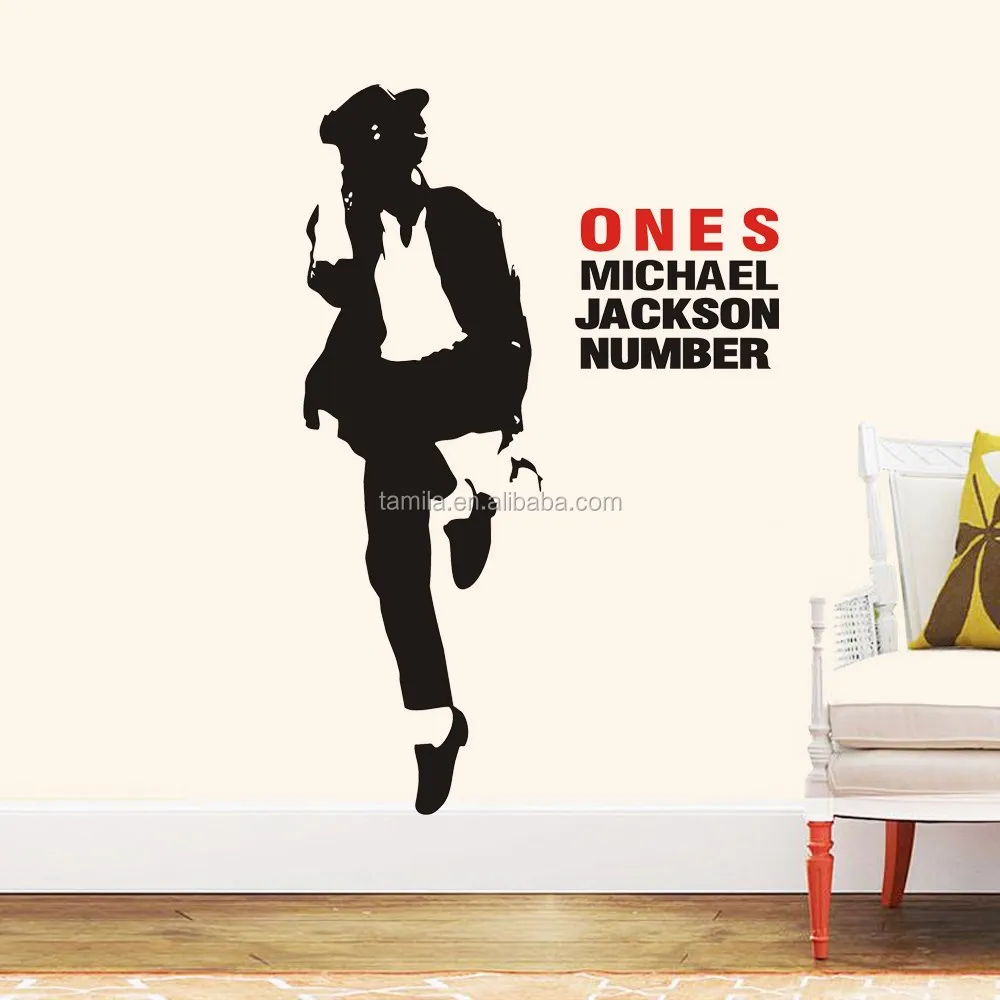 Wasserdichte Wandbild Michael Jackson Tanzen Kunst Wand Aufkleber Aufkleber 