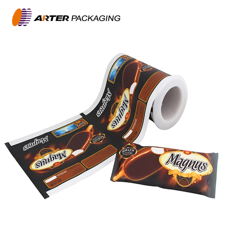 Custom Printed Ice Candy Plastic Wrapper Bags