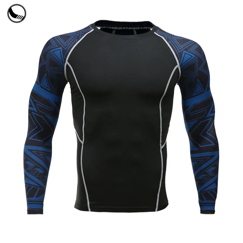 Mens Mma Rash Guard Custom logo