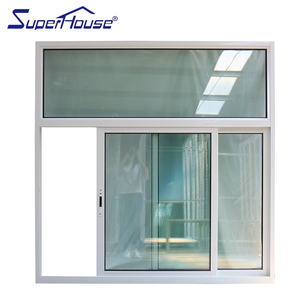 USA Standard double glass window aluminium sliding window