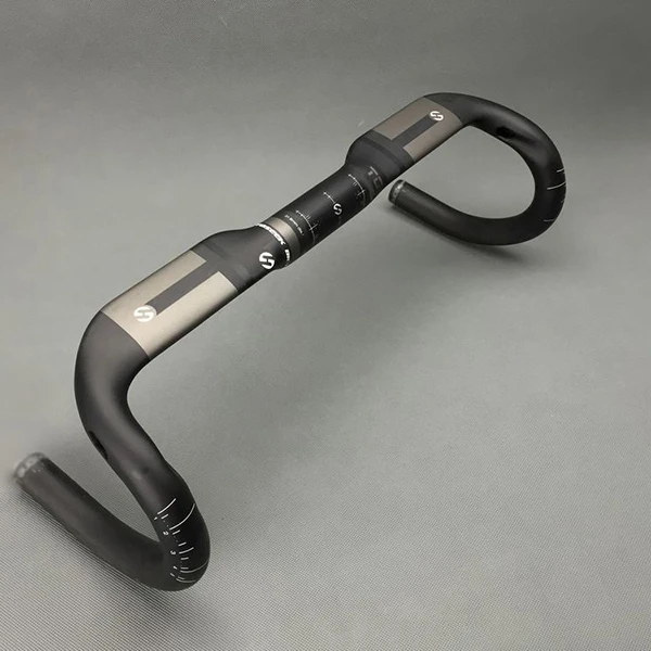 TOSEEK Carbon Fiber Classic Internal Cable Aero Drop Handlebar For Road Bike 