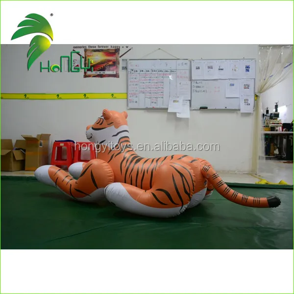 Hongyi Customized PVC Inflatable Tiger Giant Inflatable Animal Cartoon Toys Zoo Xxx for Sale