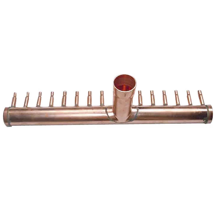 copper pipe copper manifold for air condition / underfloor heating