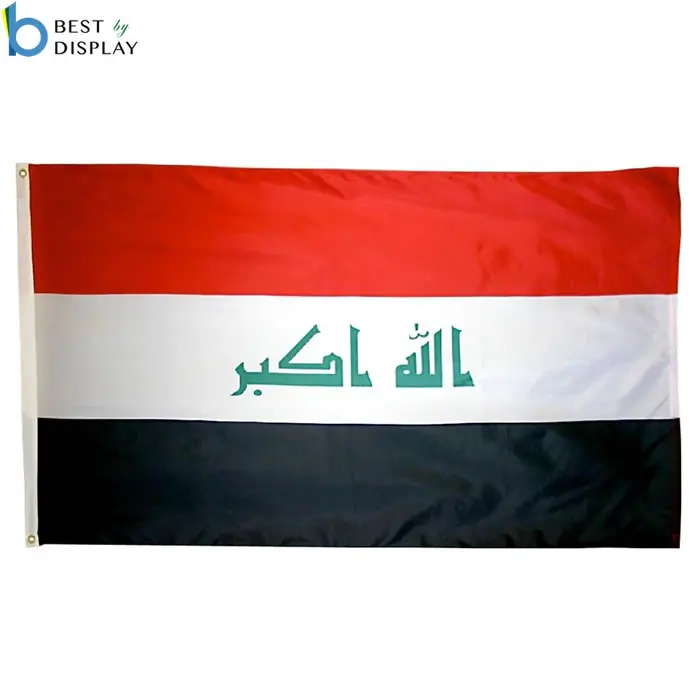 Bán buôn cờ quốc kỳ Iraq luôn là một lĩnh vực có tiềm năng phát triển ở đây. Nếu bạn đang tìm kiếm những chiếc cờ đại diện cho quốc gia này thì hình ảnh về bán buôn cờ quốc kỳ Iraq sẽ là lựa chọn hoàn hảo để bạn có thể sở hữu những chiếc cờ đầy ý nghĩa.