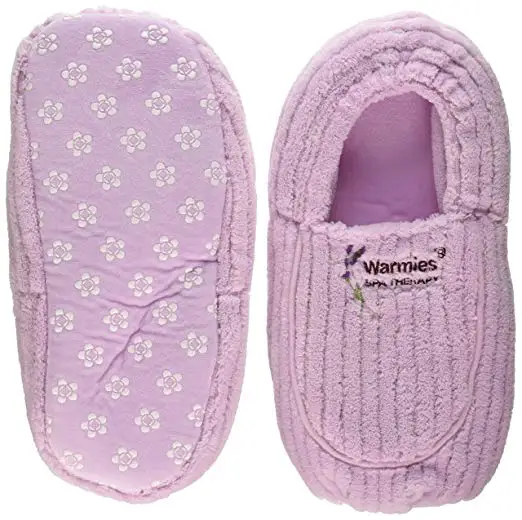 microwavable slippers with lavender