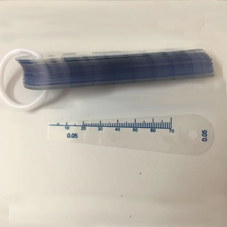 0.05mm To 1mm 14pieces/set Metric Plastic Thickness Feeler Gauges Buy