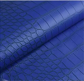 Factory Wholesale crocodile Embossed Designer Pvc Faux Leather Fabric for Hand-made Bag