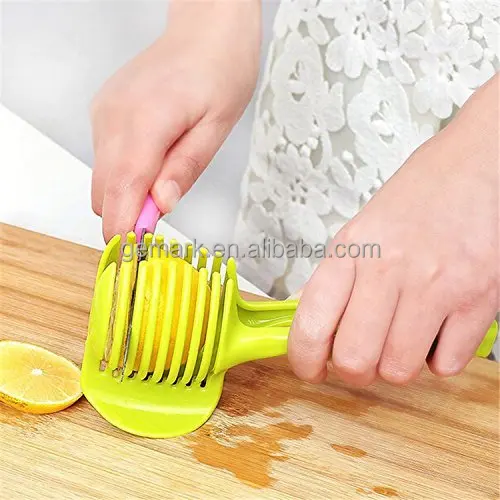 1pc Handheld Round Multi-functional Tomato Lemon Slicer