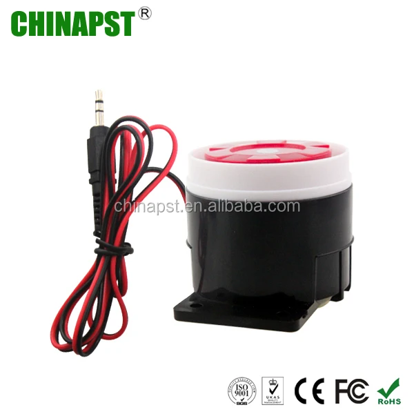 
Самая дешевая домашняя система охранной сигнализации рог DIY аварийное предупреждение 110 дБ Мини внутренняя проводная сирена PST-MS101 