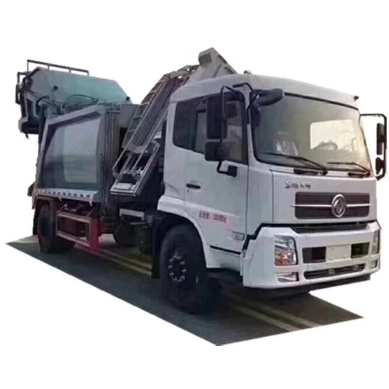 Japan Chassis Cheaper Garbage Classification Side Loading Self Discharge Compactor Trash Transfer Trucks